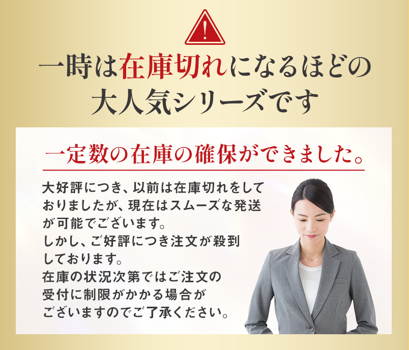 一時は在庫切れになるほどの大人気シリーズです